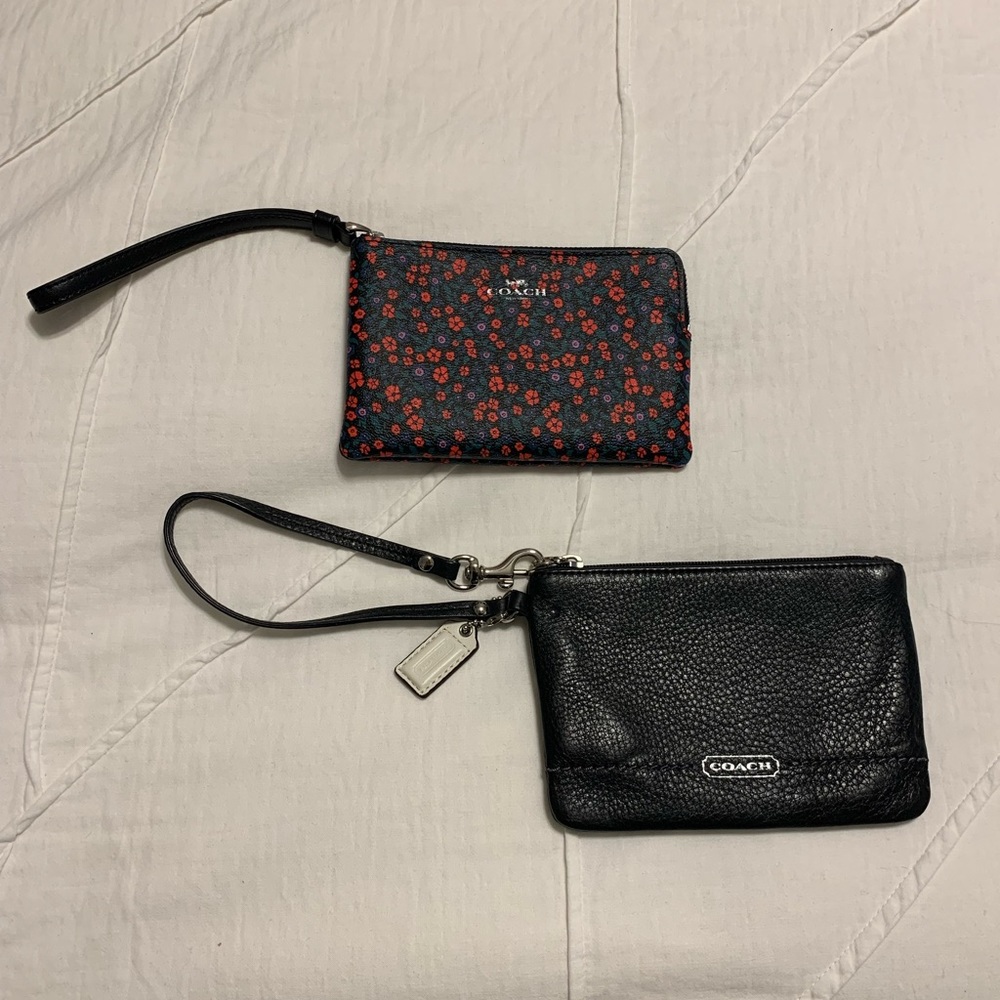 Coach wristlets, only used once. Excellent condition.